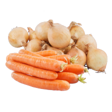 Winterpeen zak à 3 kilo
of uien grootverpakking
zak à 4 kilo